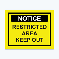 Picture of Restricted Area
