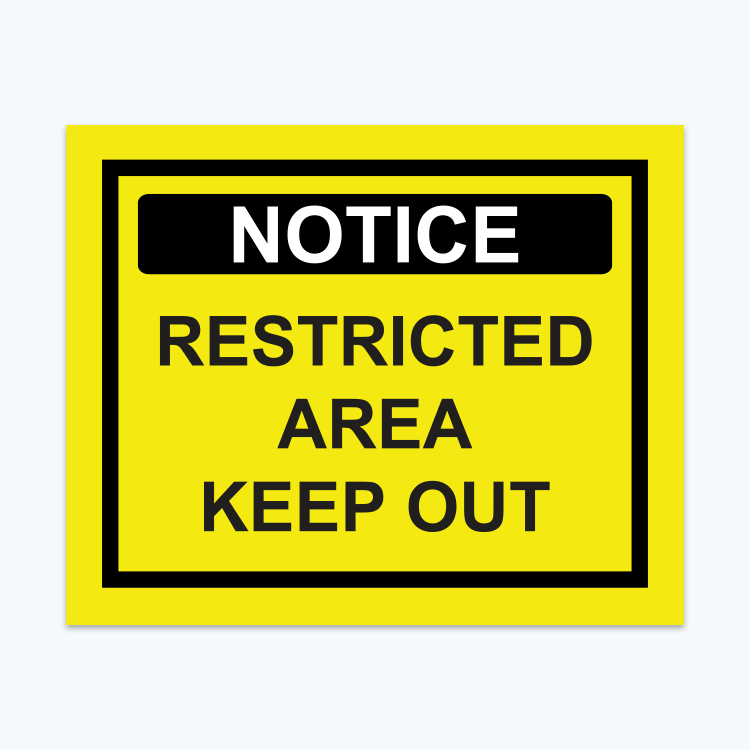 Picture of Restricted Area