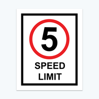 Picture of Speed Limit 5