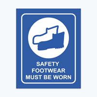 Picture of Safety Footwear Must Be Worn