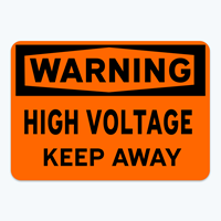 Picture of Warning: High Voltage