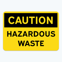 Picture of Caution: Hazardous Waste