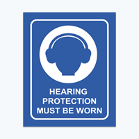 Picture of Hearing Protection Must Be Worn