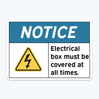 Picture of Notice: Electrical Box