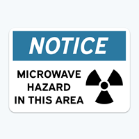 Picture of Notice: Microwave Hazard