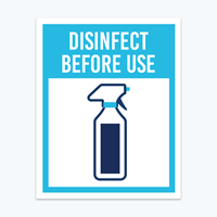 Picture of Disinfect Before Use