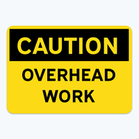 Picture of Caution: Overhead Work