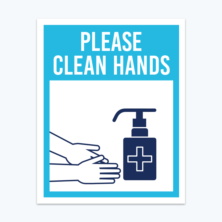 Picture of Please Clean Hands
