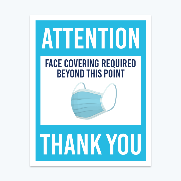 Picture of Face Covering Required