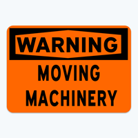 Picture of Warning: Moving Machinery