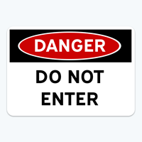Picture of Danger: Do Not Enter