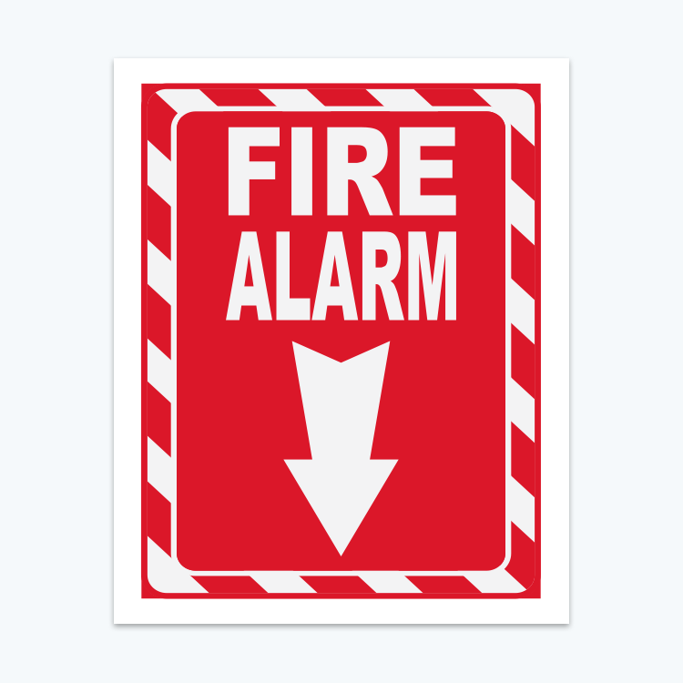 Picture of Fire Alarm Below