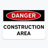 Picture of Danger: Construction Area