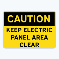 Picture of Caution: Electrical Panel