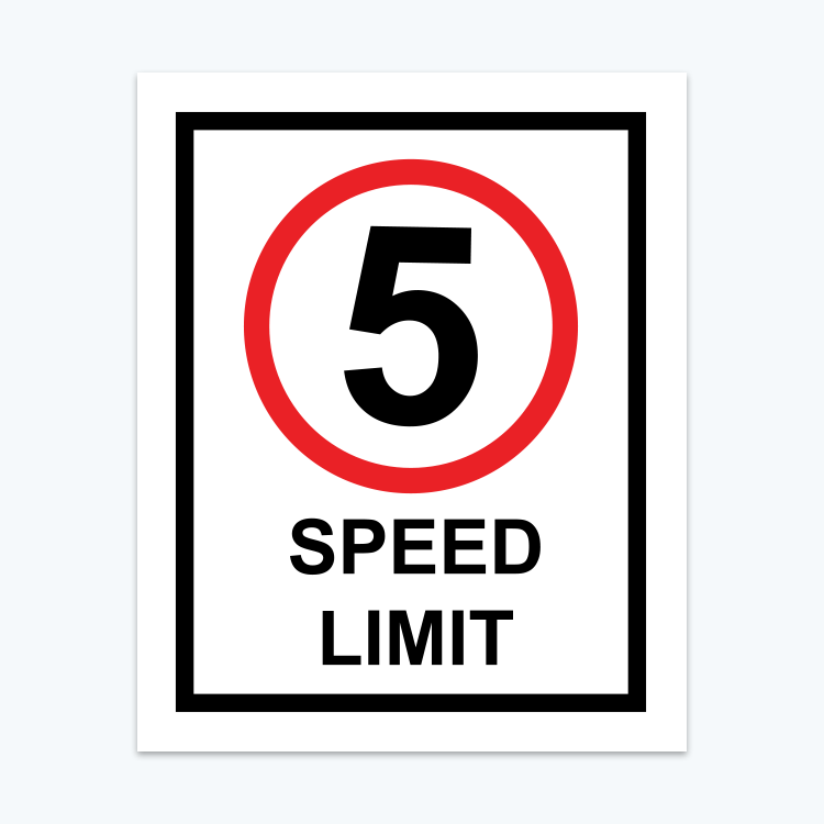 Picture of Speed Limit 5