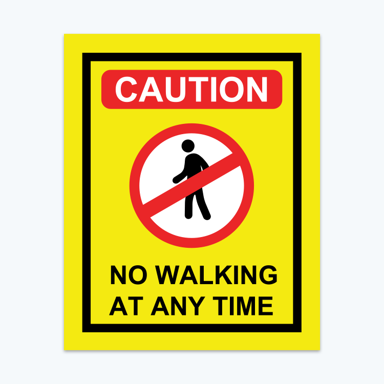 Picture of No Walking